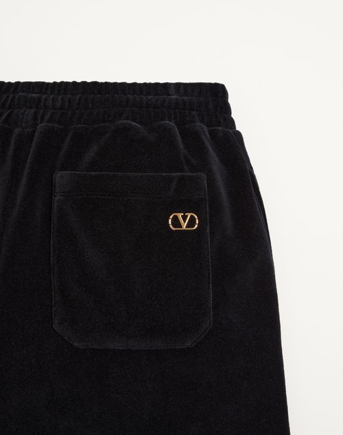 Valentino - Jersey Pants - Black - Woman - Trousers And Shorts